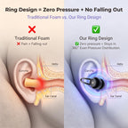 Ear Plugs for Sleeping - 29dB SNR Certified Noise Reduction Snoring