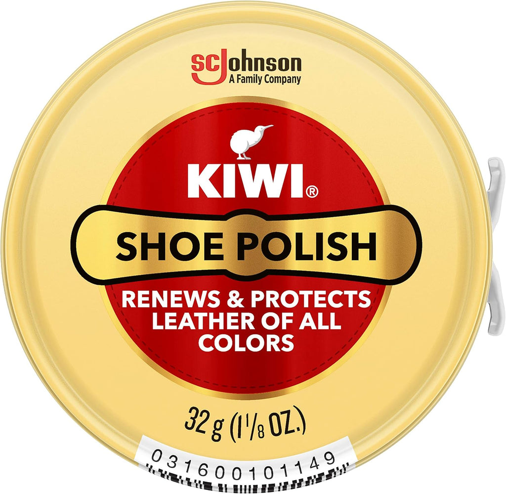 Shoe Polish, Neutral, 1 Metal Tin, 1.125 oz