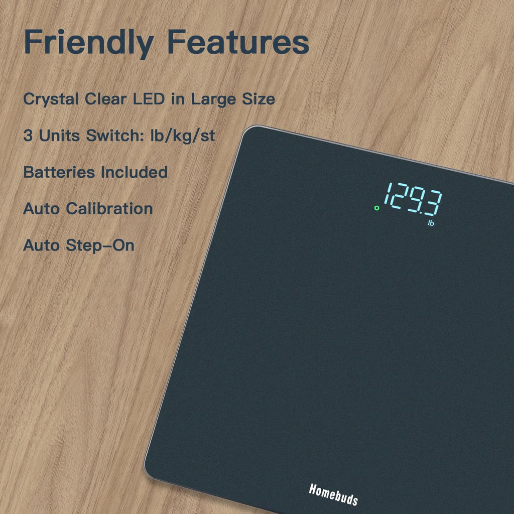 Bathroom Scale for Body Weight, Precision 0.1lb by Our Professional Scale Factory Since 2001, Digital Weight Scale