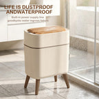 Bathroom Trash Can with Lid,2.6 Gallon /10L Motion Sensor Trash Can