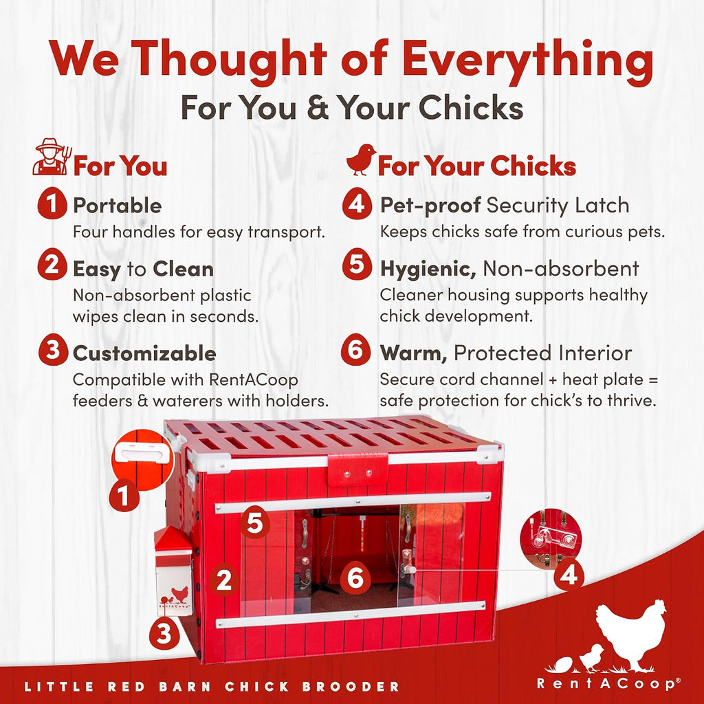 Little Red Barn Chick Brooder