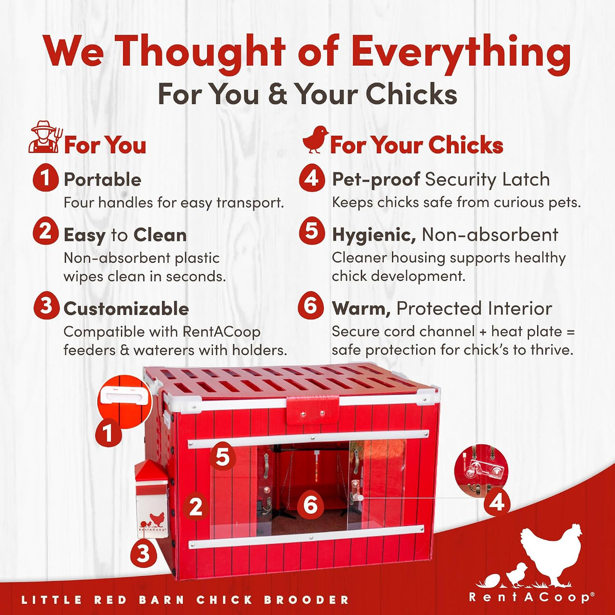 Little Red Barn Chick Brooder
