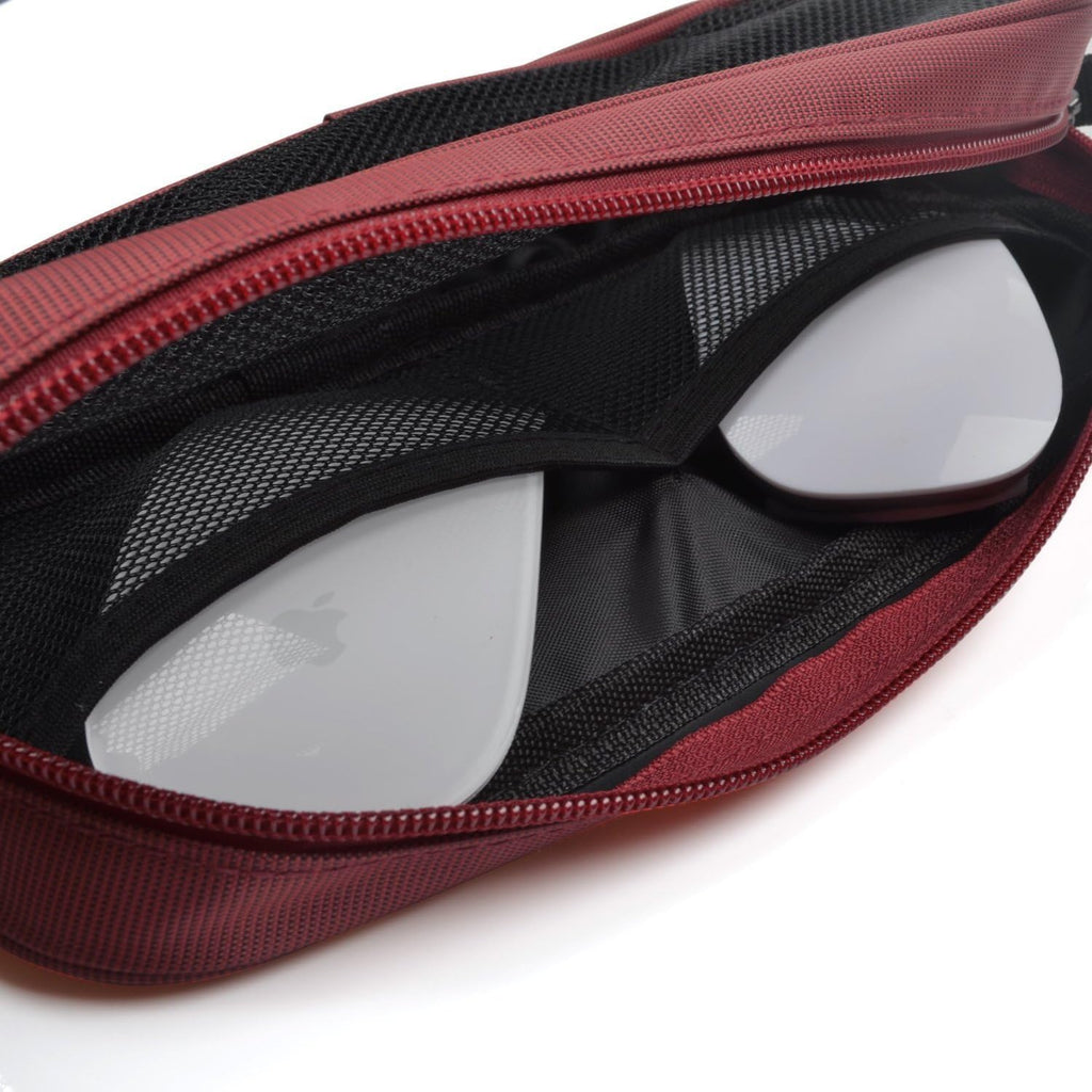Universal Electronics Accessories Travel Organizer - Zipper Mesh Adapter Case for Laptop, Notebook, Tablet, Power
