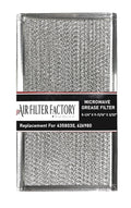 Air Filter Factory Microwave Grease Filter for Whirlpool 4358030, Pack of 1