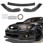 Front Bumper Lip Splitter Kit for Subaru WRX STI 2011-2014