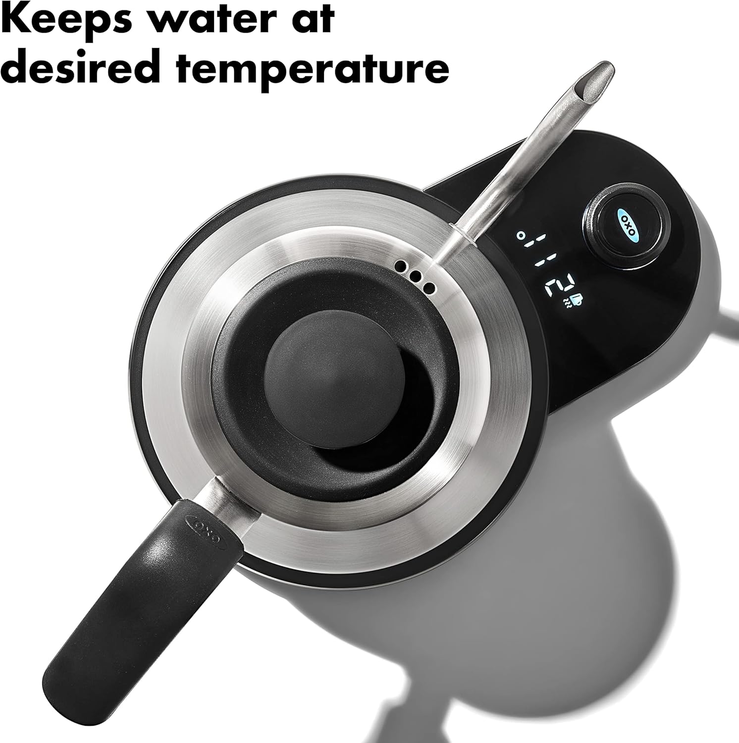 Brew Pour Over Gooseneck Electric Kettle - Stainless Steel
