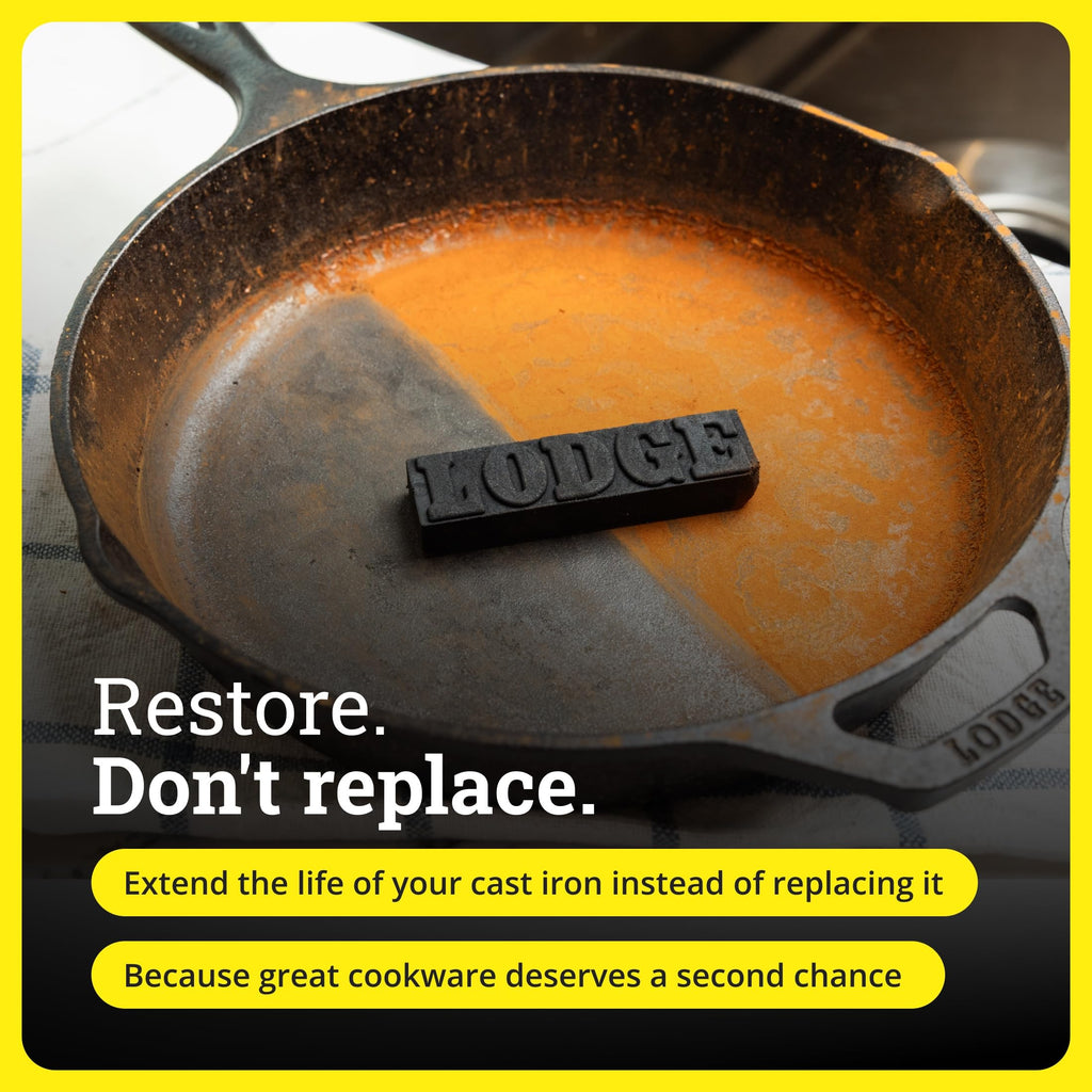 Rust Eraser Cast Iron Restoration Cleaning Block for Cookware