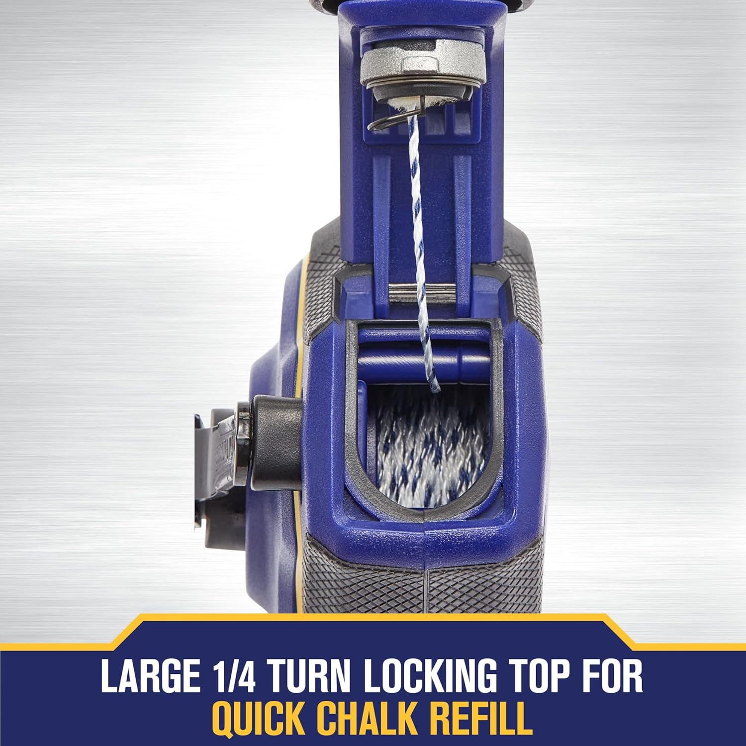 Tools STRAIT-LINE Chalk Line, Speedline Pro Reel, Blue, 100 ft. (IWHT48443BC)
