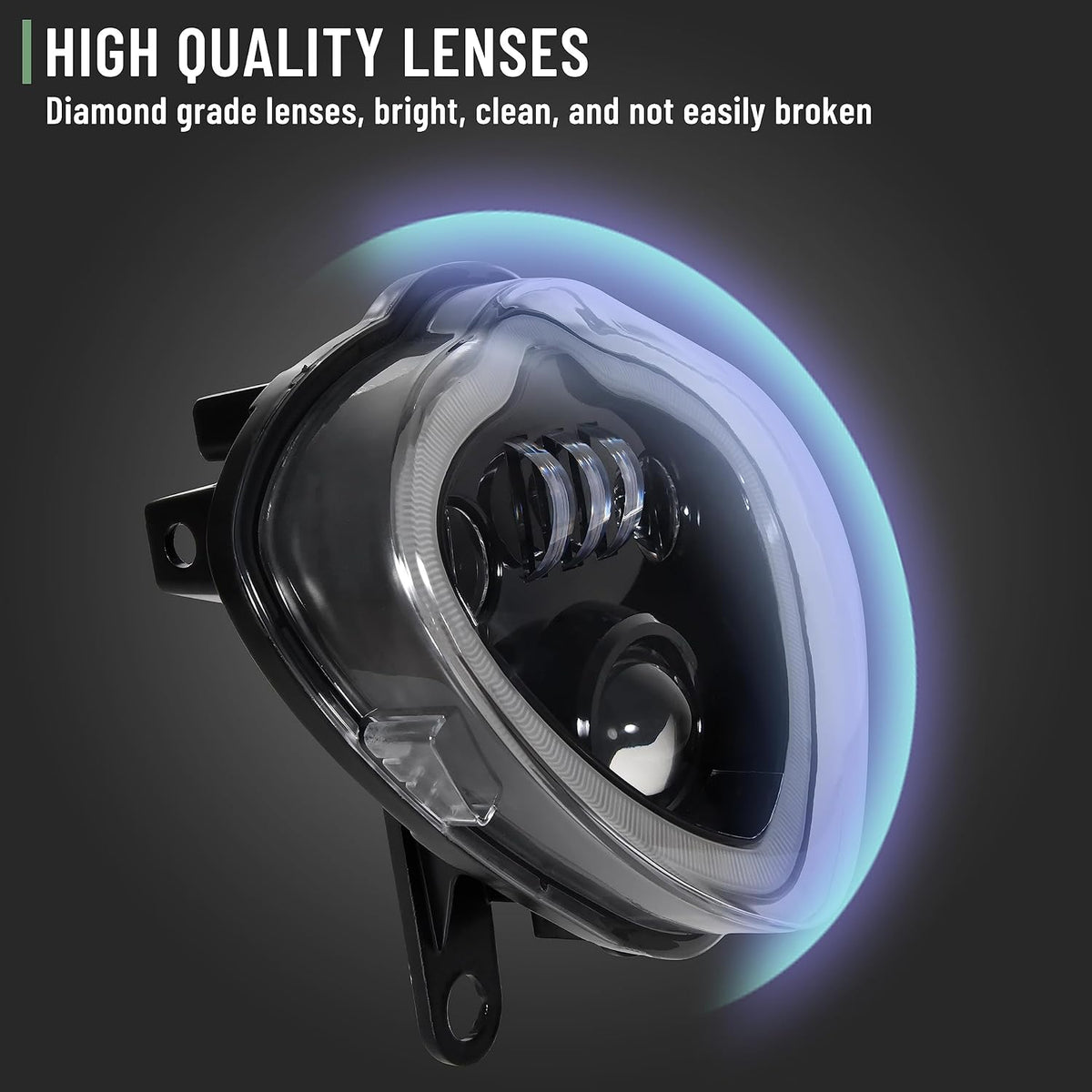 LED Headlights for Kawasaki Vulcan 650 15-25, Replace#YGJM-0031