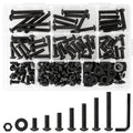 1/4 20 Bolt and Nuts Button Head Hex Socket Cap Screws, 219Pcs