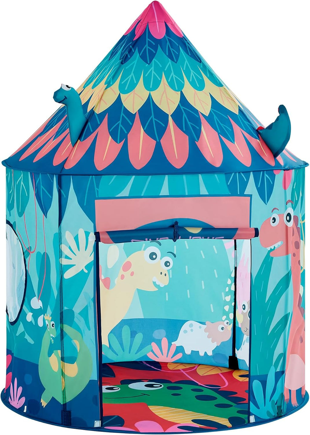 Dinosaur Kids Play Tent, Foldable Pop Up Tent Kids, Castle Kid Tent Indoor Outdoor Fun & Imagination, Toddler Tents