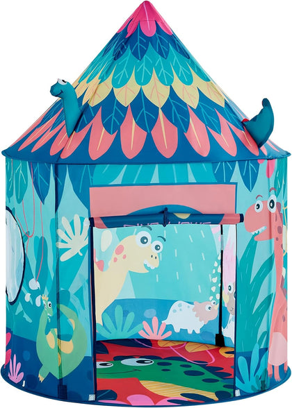 Dinosaur Kids Play Tent, Foldable Pop Up Tent Kids, Castle Kid Tent Indoor Outdoor Fun & Imagination, Toddler Tents