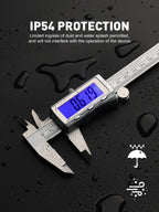 6'' Rechargeable Digital Caliper, All Metal & Long Lasting Design