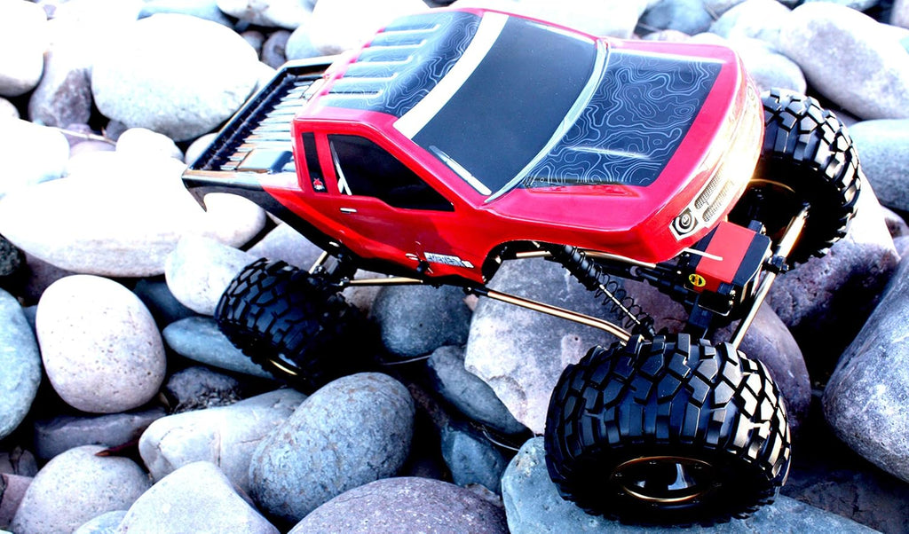 Everest 10 1/10 Scale Electric RC Rock Crawler, 4WD Shaft Driven RC Truck with Waterproof Electronics, Aluminum