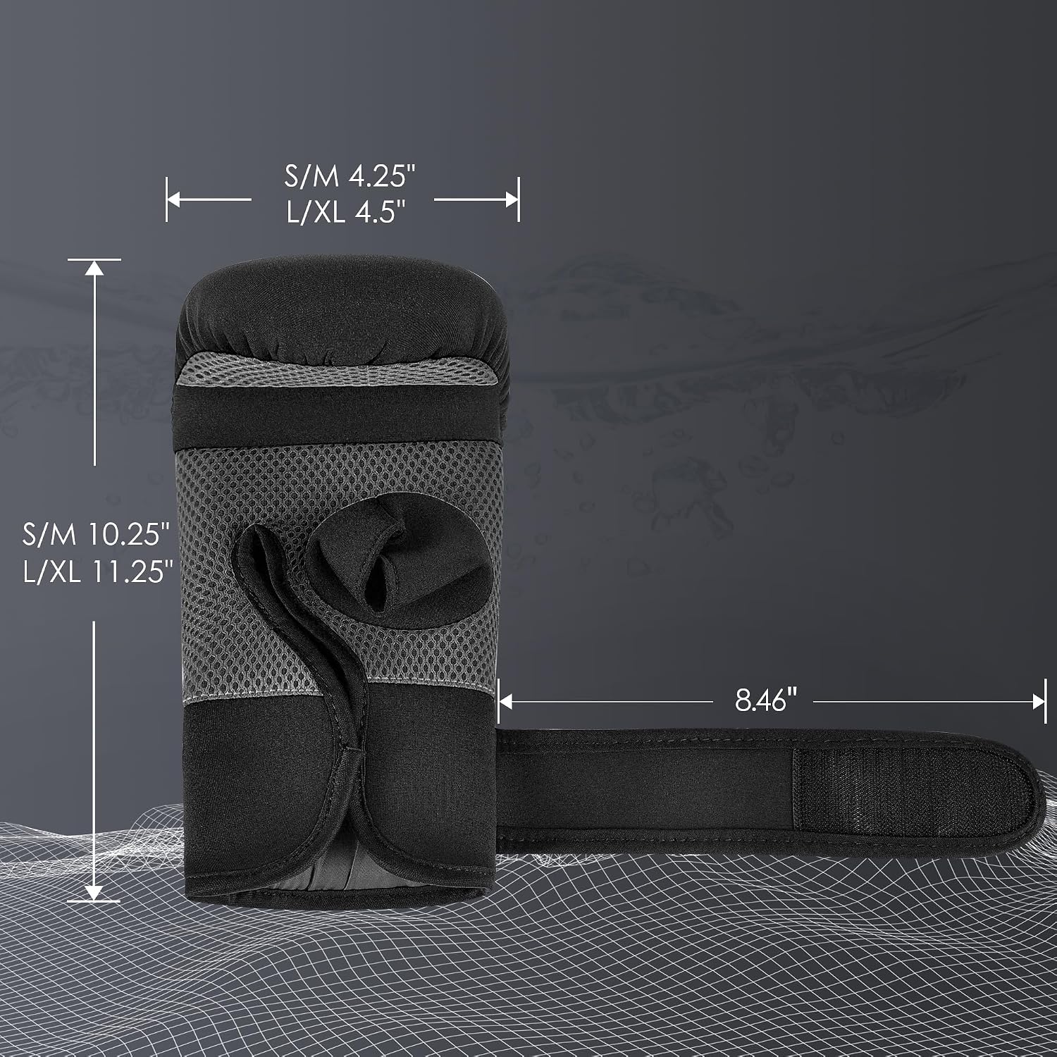 Neoprene Washable Heavy Bag Gloves - Boxing Punching Training