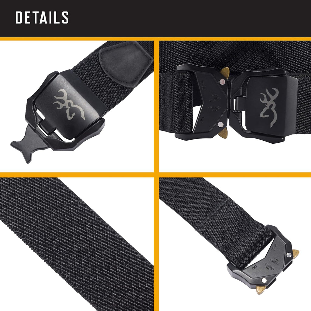 Browning Men's Casual Nylon Strech Camden Belts