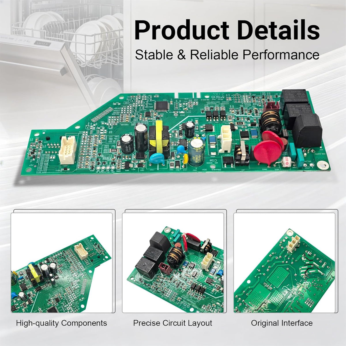 WD21X24901C WD21X24901 Appliances Dishwasher Main Control Board for GE