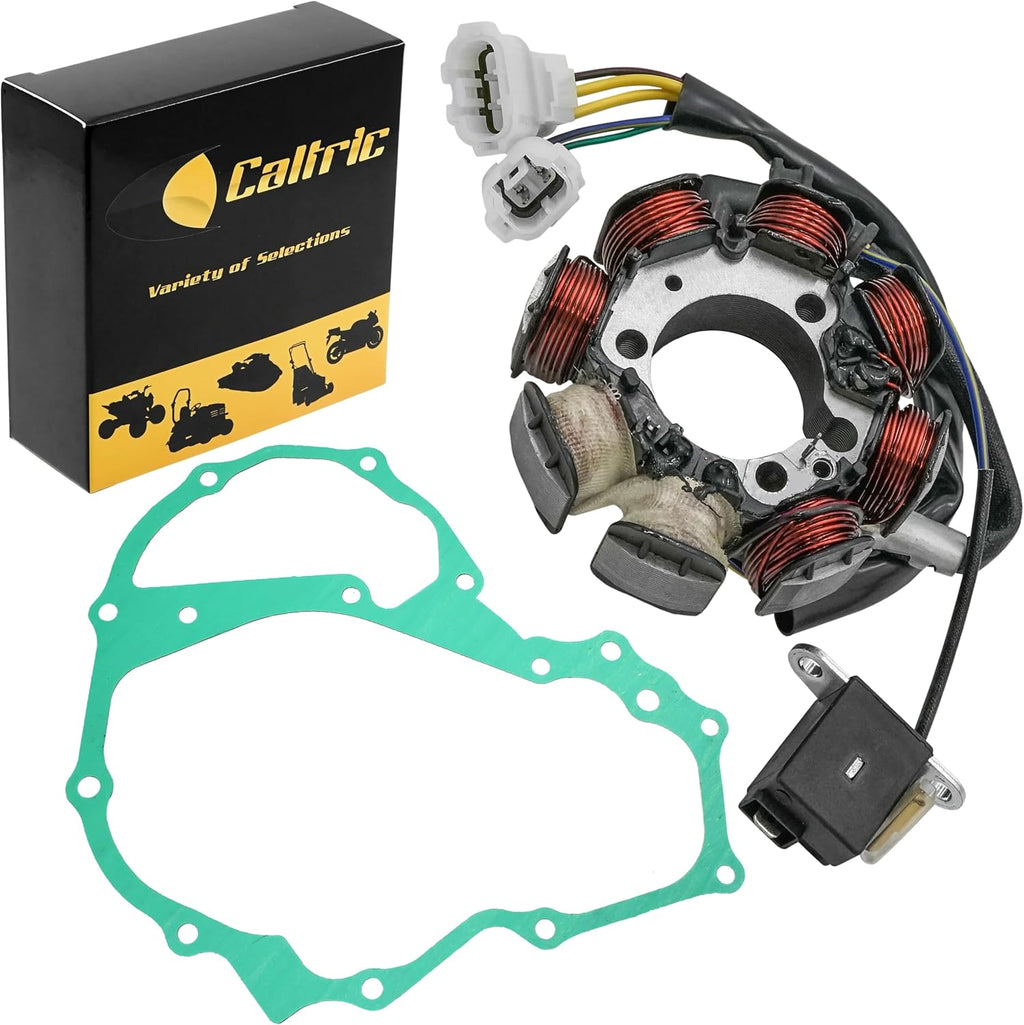 Caltric Stator and Gasket Compatible With Honda Trx250Te Trx 250Te Recon 250 Es 2X4 2005-2017