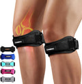 2 Pack Patella Tendon Knee Straps, Knee Brace for Women & Men with Extra Straps, Patella Bands for Pain Relief