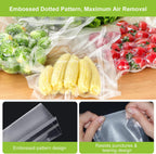 Vacuum Sealer Bags, 11" x 20' Rolls 2 Pack for Food Storage
