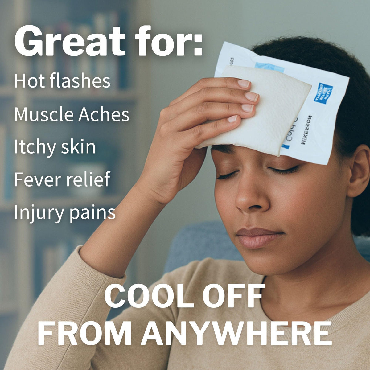 Instant Cold Packs, Pain Relief, Swelling, 6 x 9 in