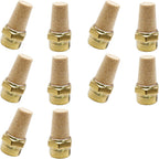 Zorfeter Pneumatic Brass Exhaust Muffler Filter, 1/4" NPT, 10pcs