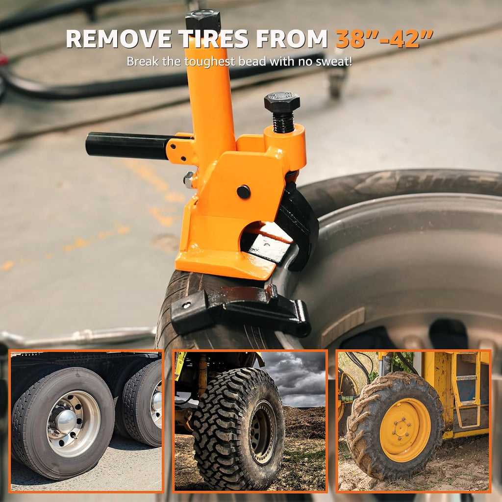 BESTOOL Manual Tire Bead Breaker with Handle for ATV and Tractor Tires