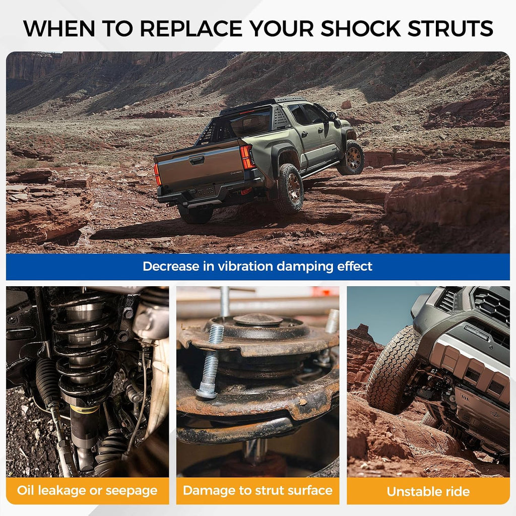 PAROD 4WD Shock Absorber Strut Fit for 2004-2010 Nissan TITAN Front w/Coil Spring Assembly Replace#171358