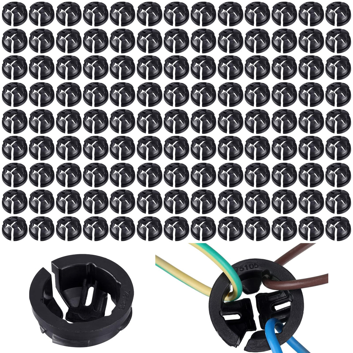 Saysurey 250 Pcs 3/8" Button Connector