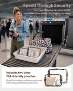3Pcs Weekender Bags For Women, Carry On Bag, Overnight Bag
