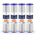 Aquaboon 1 Micron 20 x 4.5 Pleated Sediment Water Filter Replacement 4-Pack