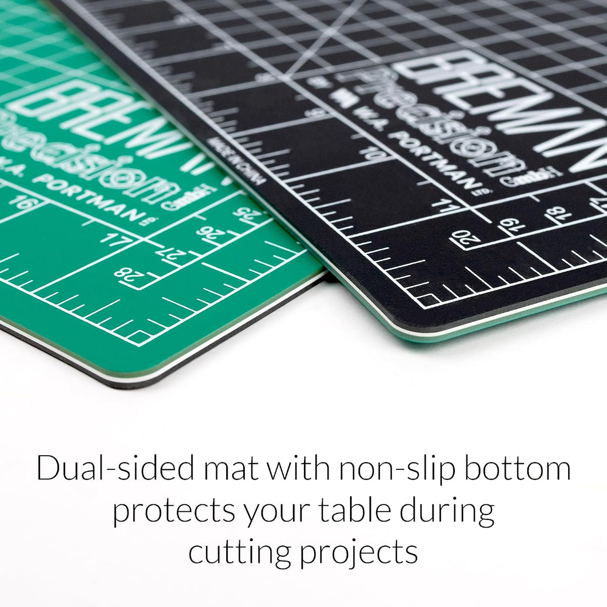 WA Portman 12x18 Fabric Cutting Mat, Quilting Rotary Cutter, Acrylic Ruler | Sewing Kit includes 12x18 Fabric Cutter