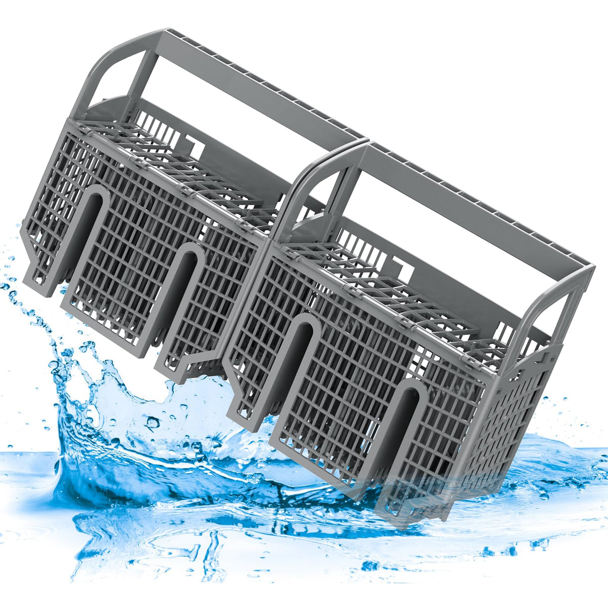 00675794 Cutlery Basket For Bosch Dishwasher Silverware Basket 675794,Gray