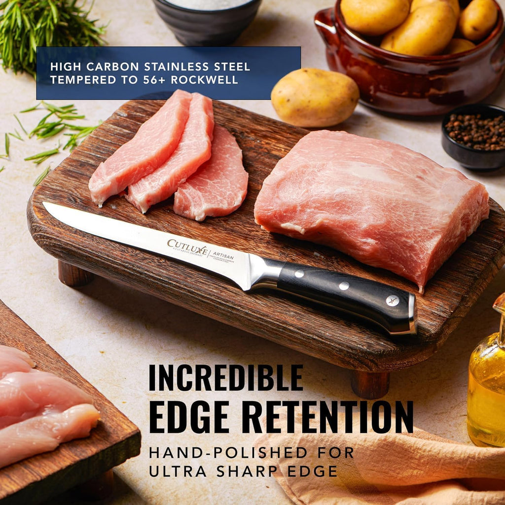 Carving Knife Set, Brisket Slicing & Boning Knife for Meat & BBQ