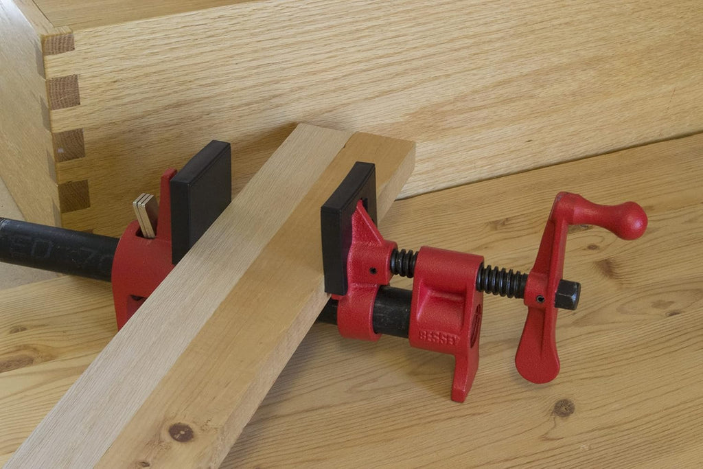 PC34-2, 3/4 In. Traditional Style Pipe Clamps - Incredibly Versatile, Easy To Assemble, Indespensable Workshop Clamp