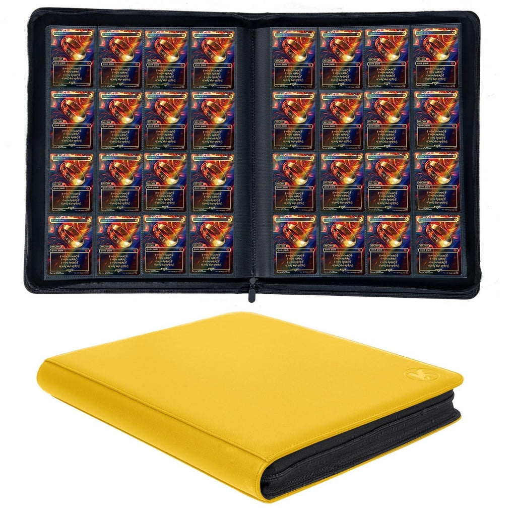 1000+ Pockets Trading Card Binder (Yellow)
