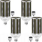 150W 4 pack LED Corn Light Bulb(1500W Equivalent ) ,Commercial Grade DayLight 5000K E26/E39 22900LM Medium Mogul Base
