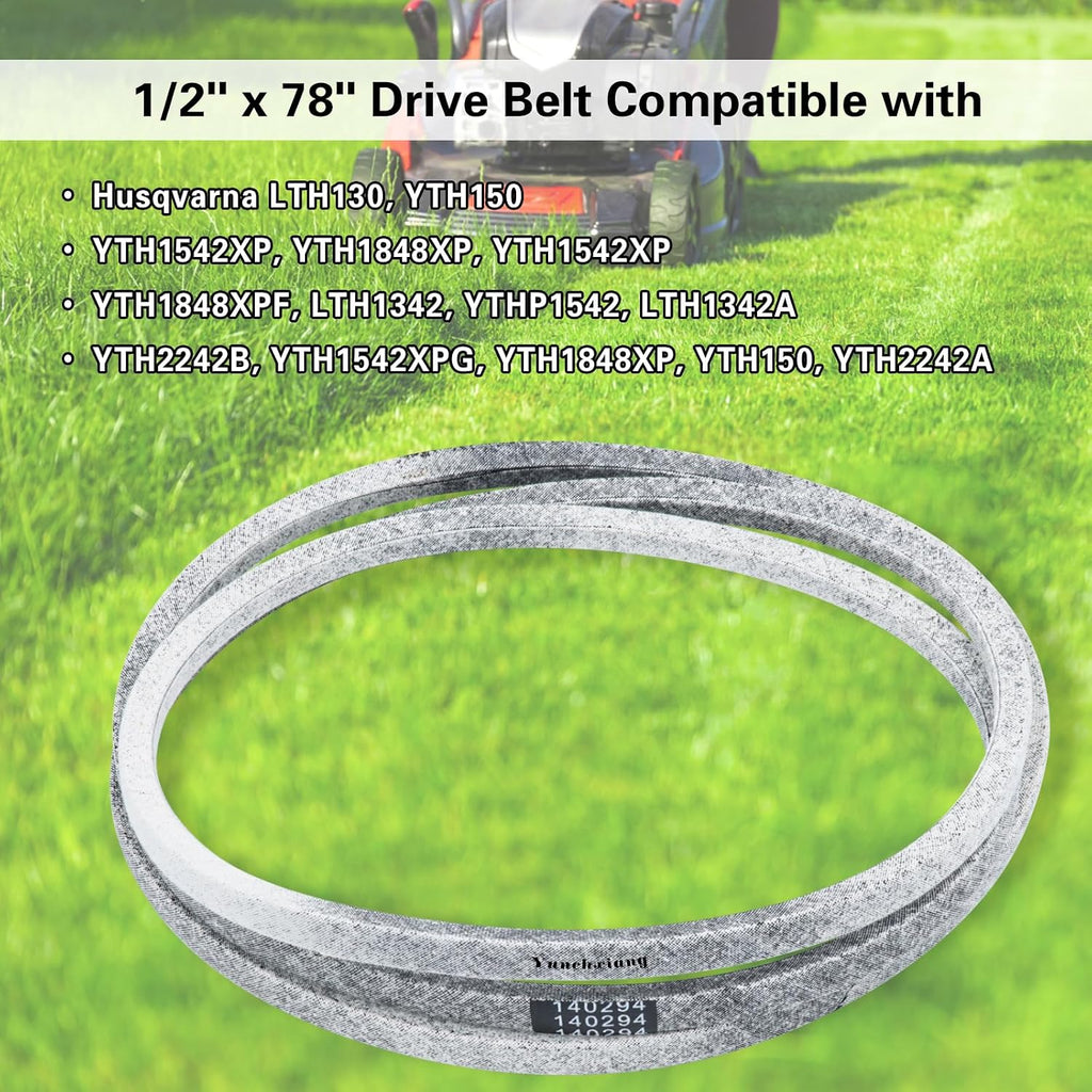 140294 Drive Belt for 42" 44" Deck Craftsman Pats - 1/2" x 82"
