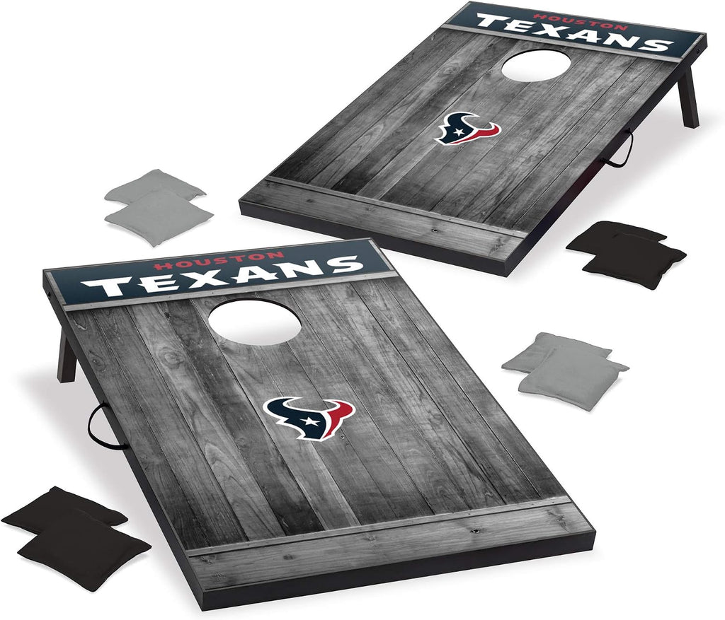2' x 3' MDF Cornhole Set, 2 Boards & 8 Bean Bags | Officially Licensed NFL Product, Gifts for Men, 2-4 Players