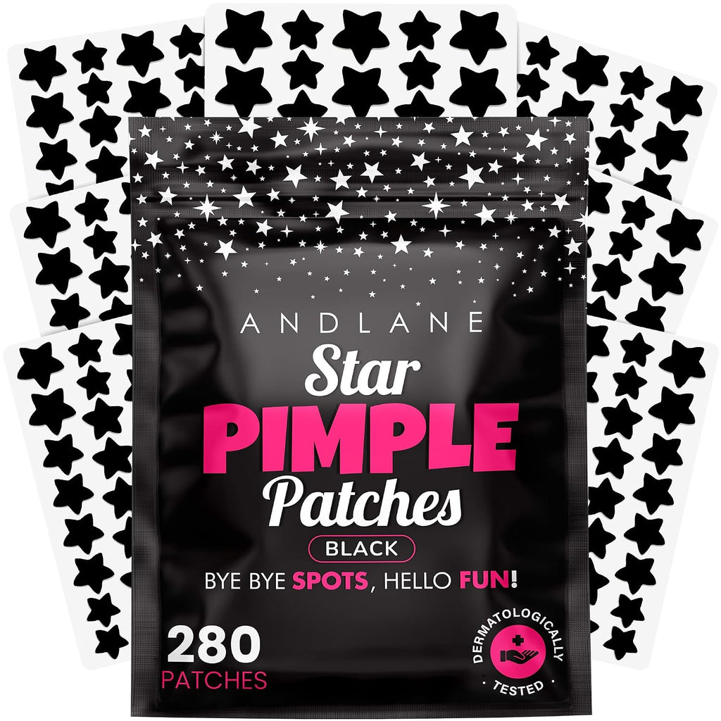 280Pcs Star Pimple Patches for Face - Pimple Patches Cute Stars - Hydrocolloid, Salicylic Acid, Tea Tree Oil