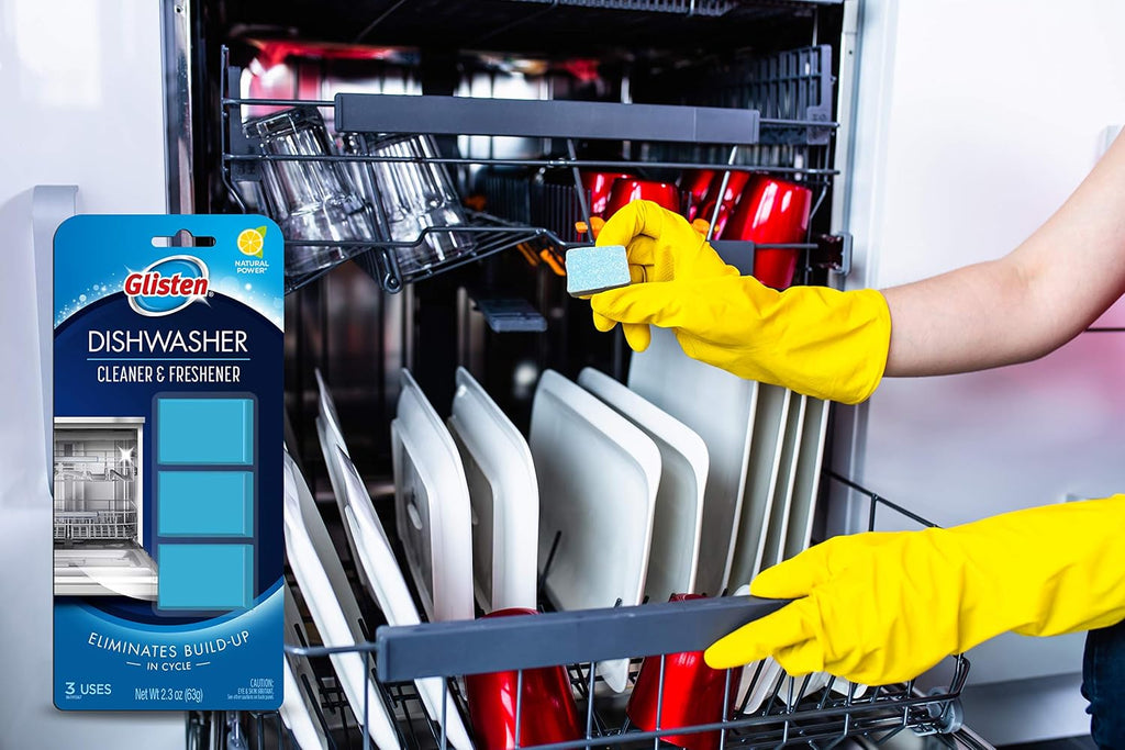 DT0312T Dishwasher Cleaner & Freshener, 3 Tablets, Clear, 3 Count