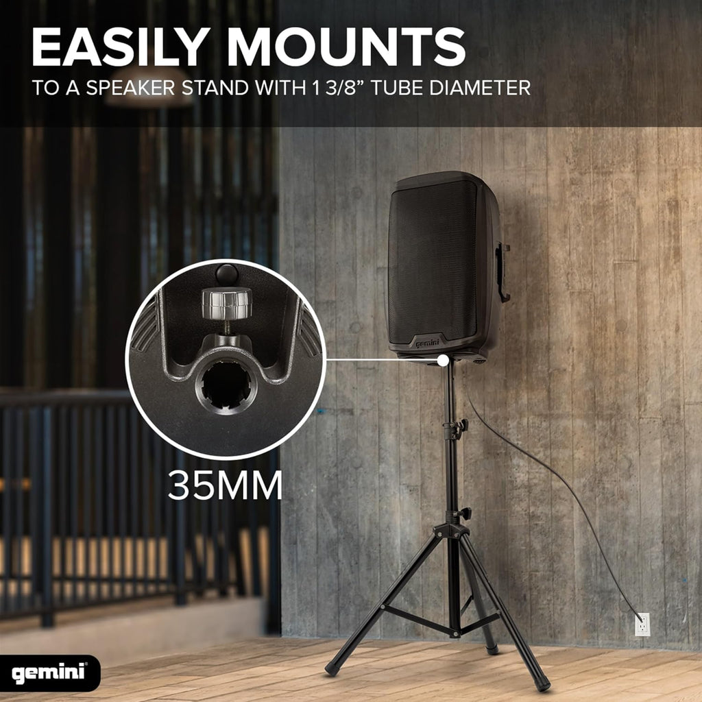 12" Powered PA Speaker, 800 Watts, Stage Monitor (AS-2112P) | 12" powered PA & stage monitor, 25 lb - XLR/1/4"