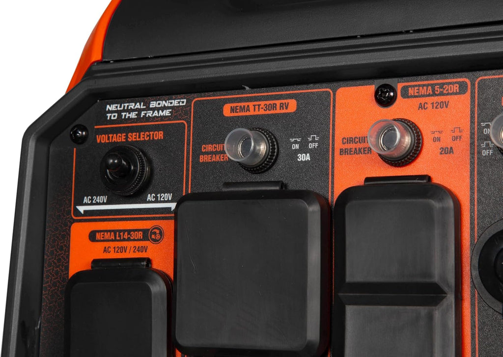 6800-Watt Dual Fuel RV-Ready Electric Start Portable Inverter Generator with Fuel Shut Off and CO Watchdog for