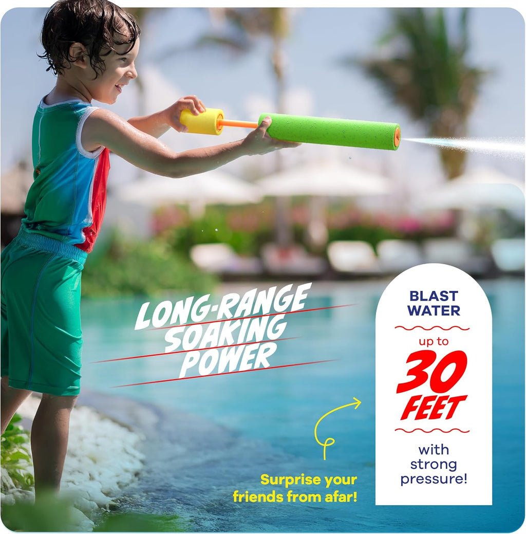 Water Guns For Kids - Outdoor Water Toys - Pool Toys for Kids Ages 4-8, 6-8, 8-10, 8-12 - Squirt Gun Blaster - Pool