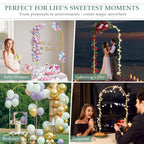 7.2FT Metal Balloon Arch Backdrop Stand for Parties