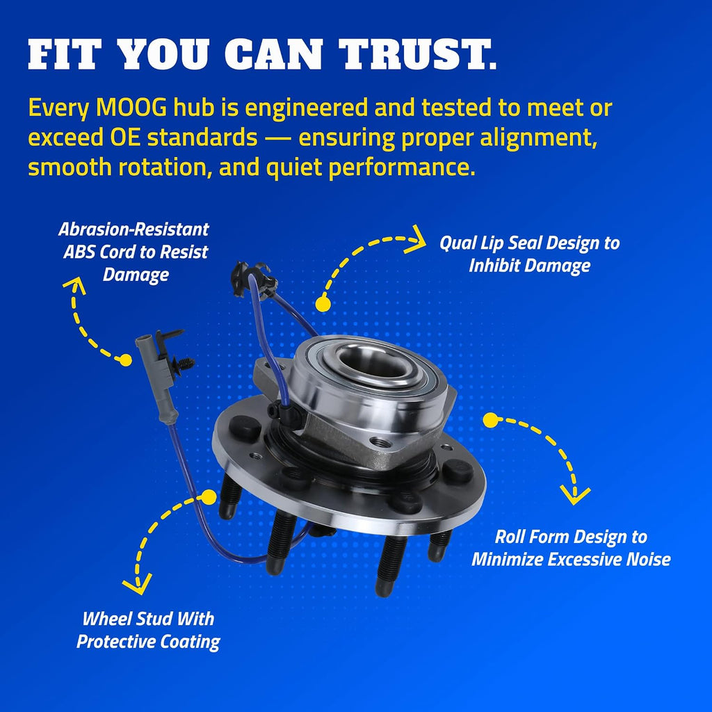 MOOG 513270 Wheel Bearing and Hub Assembly for Jeep Liberty