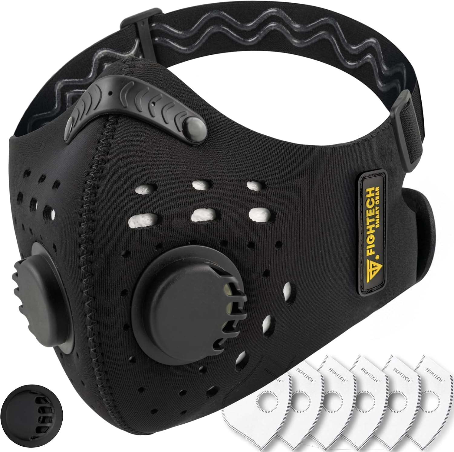 Dust Mask – Reusable Face Mask with Carbon Filters & Air Valves for Woodworking, Construction & Moving