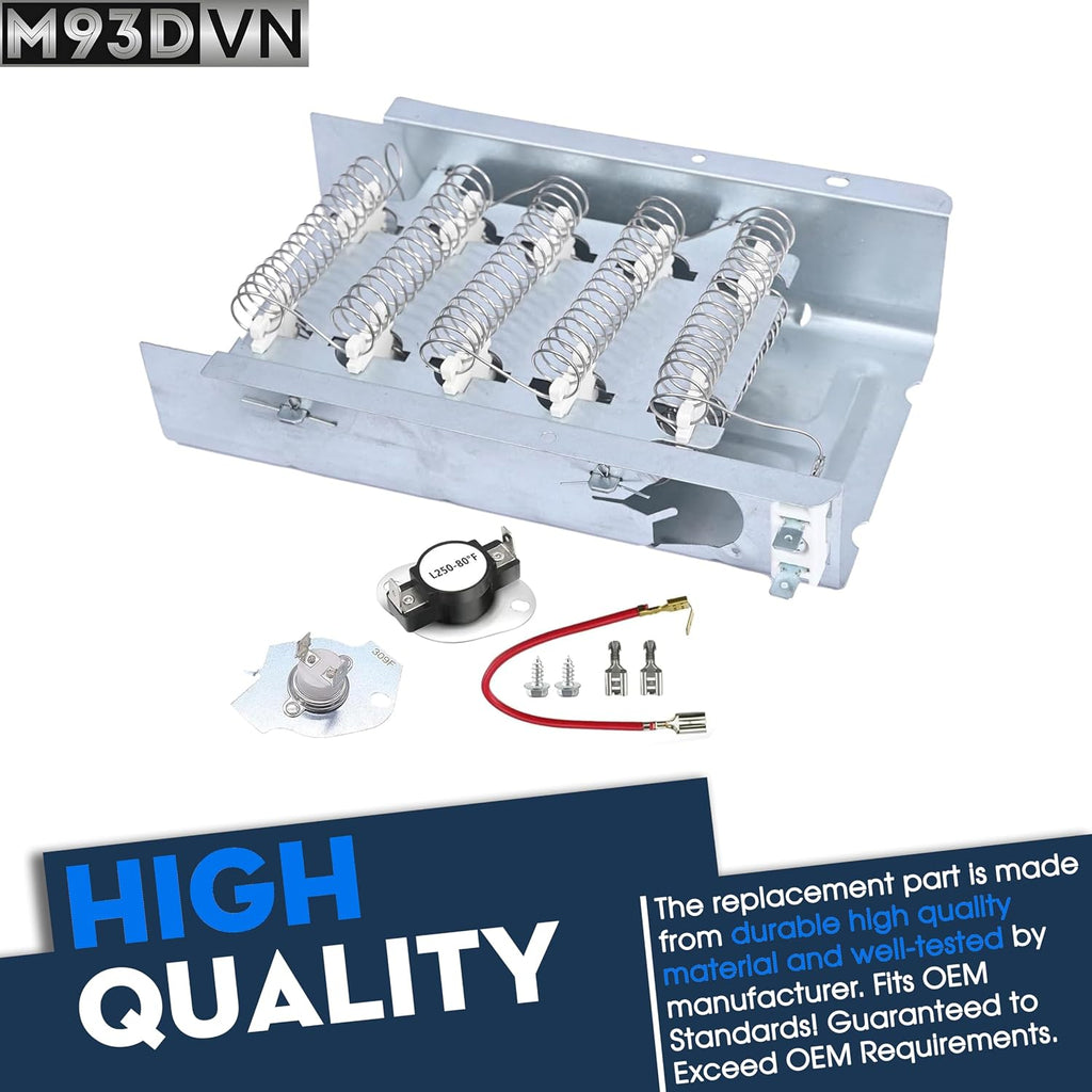 MEDX655DW1 MEDC415EW0 MEDC415EW1 Dryer Heating Element for Maytag