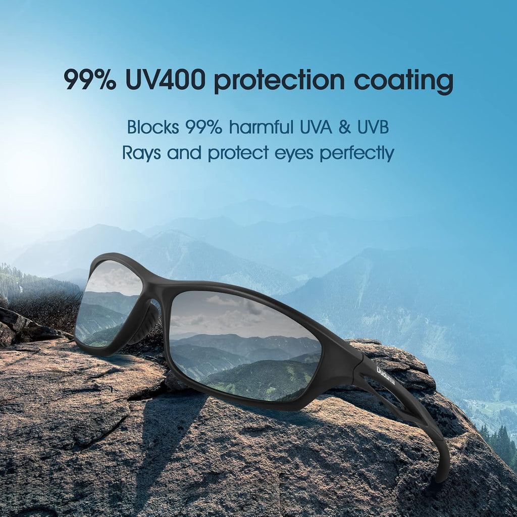 Polarized Sports Sunglasses for Men Women Running Cycling Fishing Golf Driving Shades Sun Glasses Tr90