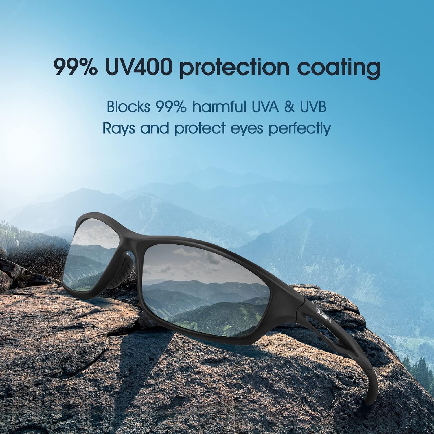 Polarized Sports Sunglasses for Men Women Running Cycling Fishing Golf Driving Shades Sun Glasses Tr90